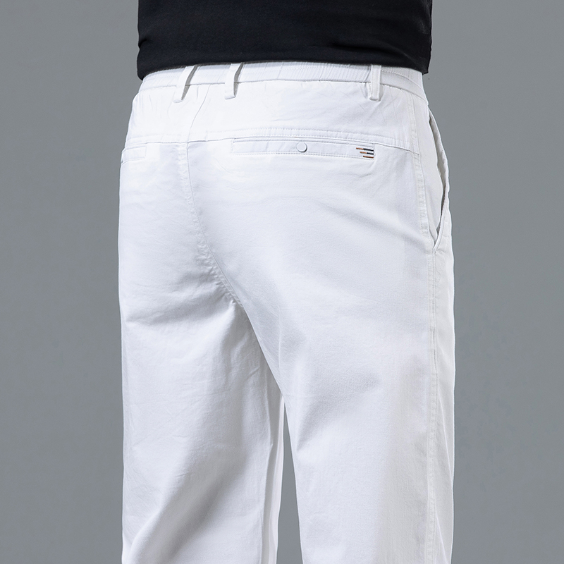 Summer Clothing Brands - Calças brancas retas e leves para
