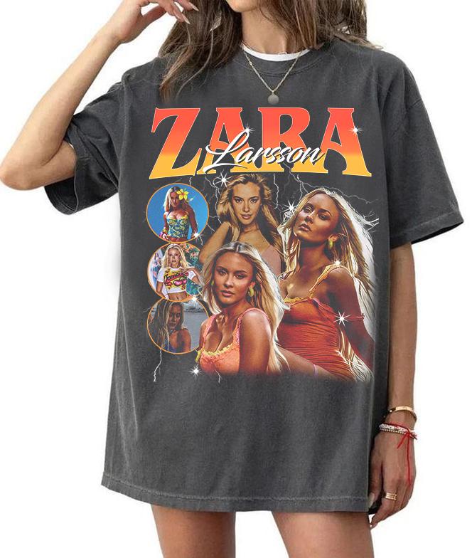 Summer Zara - Camiseta Retro Zara Larsson, Camiseta Zara