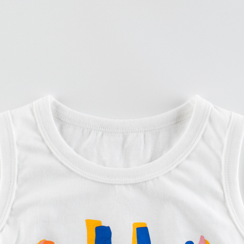 2022 verão crianças coletes ro - Summer Clothing Baby Girl avaliação e preço