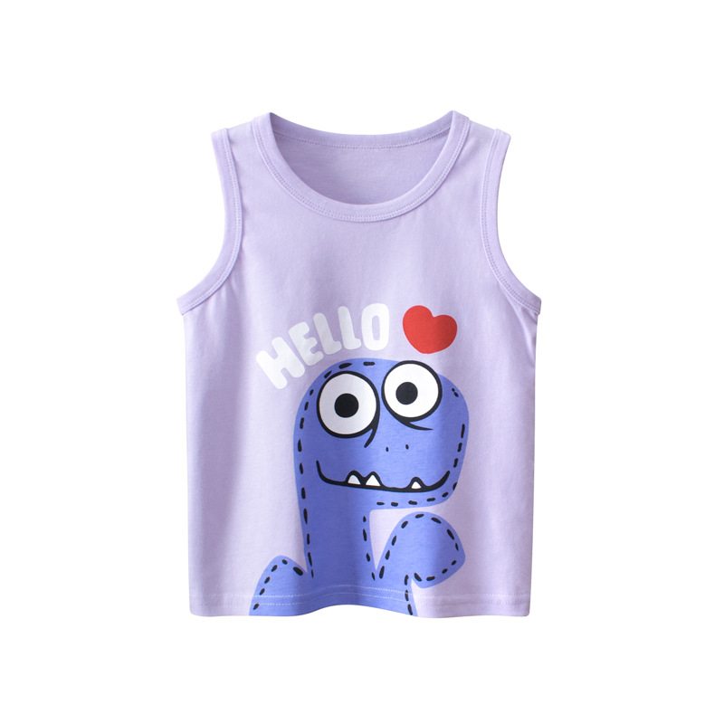 Coletes infantis de dinossauro - Summer Clothing Baby Girl avaliação e preço
